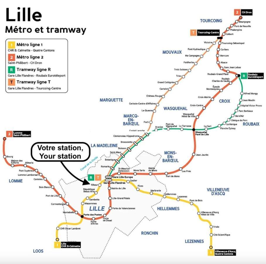 Lille Centre - Nice Cozy And Functional Studio エクステリア 写真